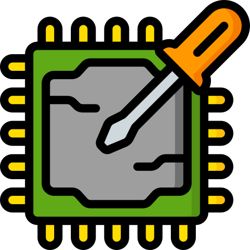 Electronics repair service icon
