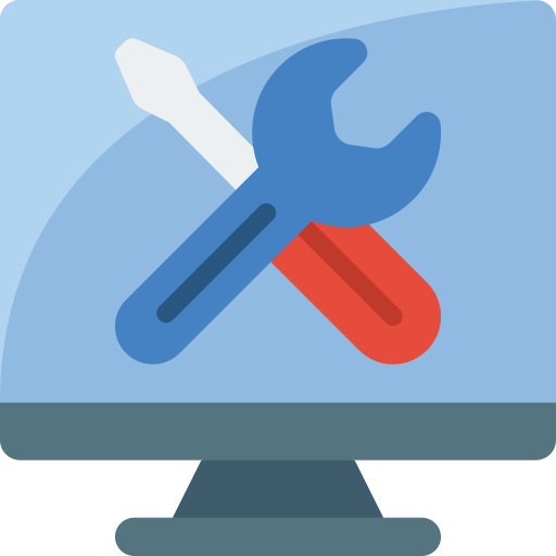 LED LCD TV repair service icon